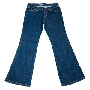 Old Navy The Diva Women Size 10 Regular Bootcut Stretch Denim Dark Wash EUC